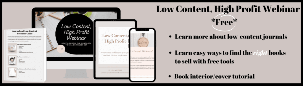 9 Profitable Low Content Book Niches  Kdp - Low Content Profits